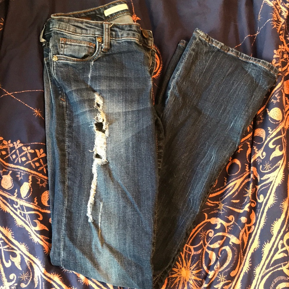 Boot cut jeans